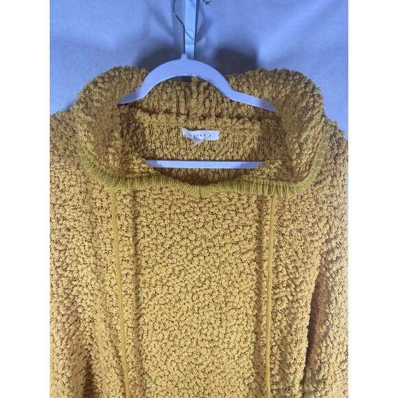 REBORN J yellow hooded pullover sweater M - Picture 2 of 10